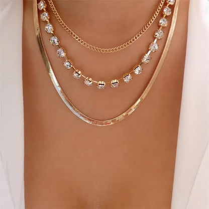 Vintage Punk Gold-plate Thick Chain Head Portrait Coin Pendant Necklace For Women